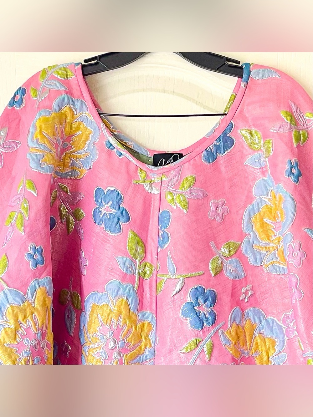 Arianne Elmy Good Luck Jacquard Mini Dress Bright Pink Medium EUC - Picture 5 of 10